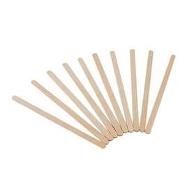 Szpatułki drewniane do wosku, wąskie, 100szt.