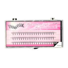 Rzęsy Kępki "Pure natural" super gęste 9mm, 0.07mm C