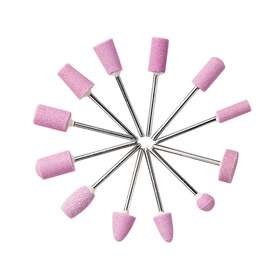 Frezy do frezarki kamienne do paznokci zestaw 12 frezów