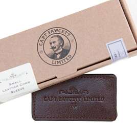 CAPTAIN FAWCETT Skórzane Etui na Grzebień do Wąsów 87T