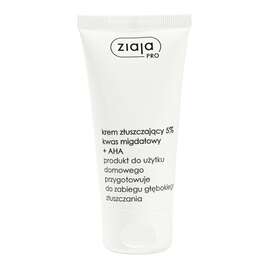 Ziaja Pro krem złuszczający 5% kwas migdałowy + AHA do twarzy, 50ml