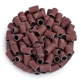 Kapturki ścierne na frezy do pedicure, 7mm #240, 50szt.