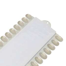 Wzornik kolorów, próbnik lakierów z wyciągnami tipsami 36 kolorów prostokątny mleczny