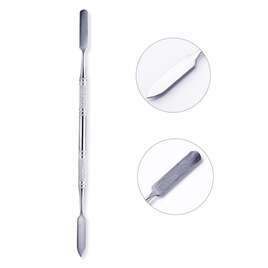 Kopytko do paznokci ze szpatułką do akrylożelu dwustronne